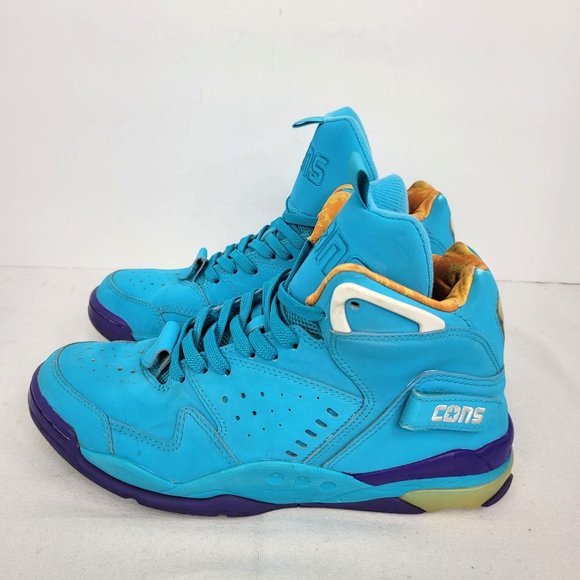 Converse Aero Jam Charlotte Hornets Men's Basketball Shoes 144260C US Size 8.5 - Picture 2 of 8
